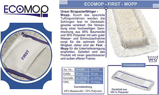 Arcora EFM40 First Mopp 40 cm 